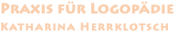 Praxis für Logopädie Katharina Herrklotsch
